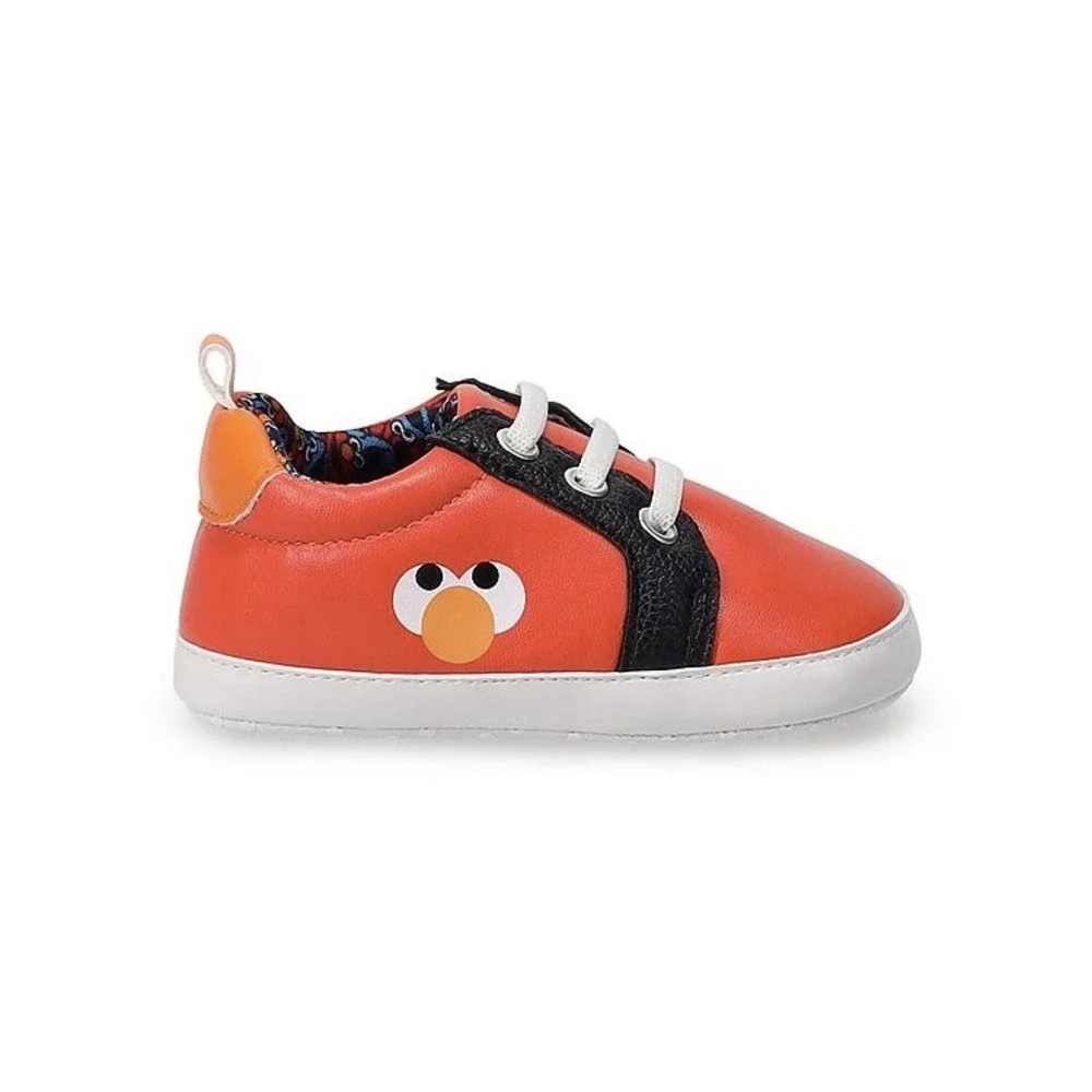 Sesame Street Toddler Shoes Size 4 Elmo Cookie Monster Red Blue Sneakers NEW